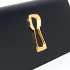 Sacoche Clutch Microfibre Cadenas  Dorées Soirée