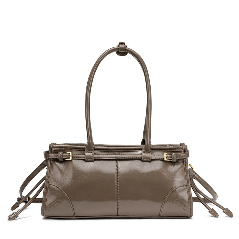 Sac à bandoulière Boston – Cuir ciré Microfibre