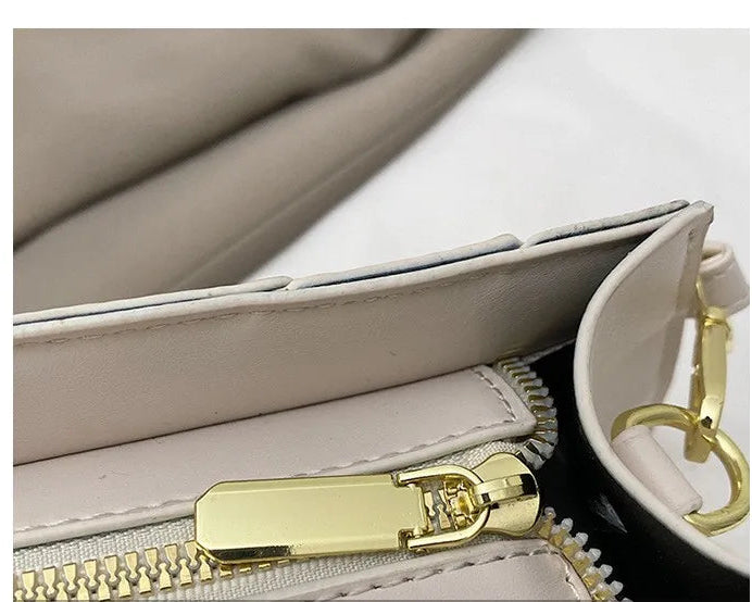 Sac  bandoulière PU Cuir Boucle Cadenas Femme