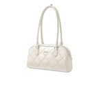 GOLF QUALITY Elegante weiche PU-Leder Boston Tasche für Damen Einzelschulter Umhängetasche Einfarbige Handtasche Sling Umhängetasche