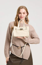 Damenhandtasche aus echtem Leder – Großes Fassungsvermögen