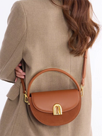 Satteltasche 2025 Neue Luxus-Damenhandtasche Vielseitige Halbrund-Einzelschultertasche Hochwertige Pendler-Umhängetasche