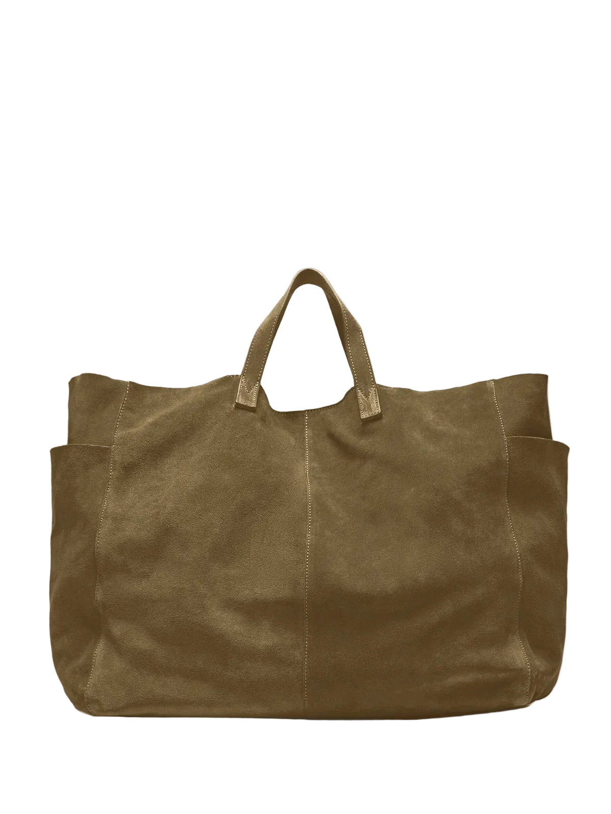 Grand sac cabas aspect suédé