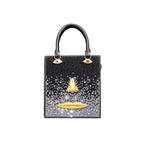 Sac bandoulière femme rigide à visage en relief 3D – TPU