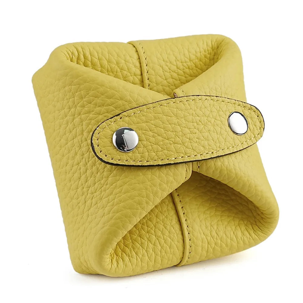 Porte-monnaie cuir de vache Multifonction – Style Coréen MYNELIA