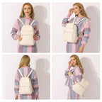 Sac à dos femme en cuir véritable – Anti-Vol, Grande Capacité MYNELIA