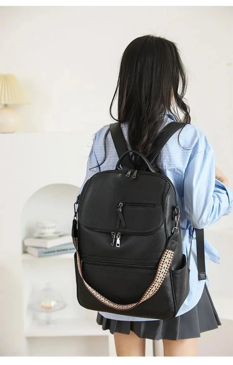 Sac à dos femme grande capacité — L'Art du Voyage Quotidien MYNELIA
