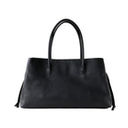 Grand sac Tote Cuir Véritable Femme – Suède Naturel & Cuir MYNELIA