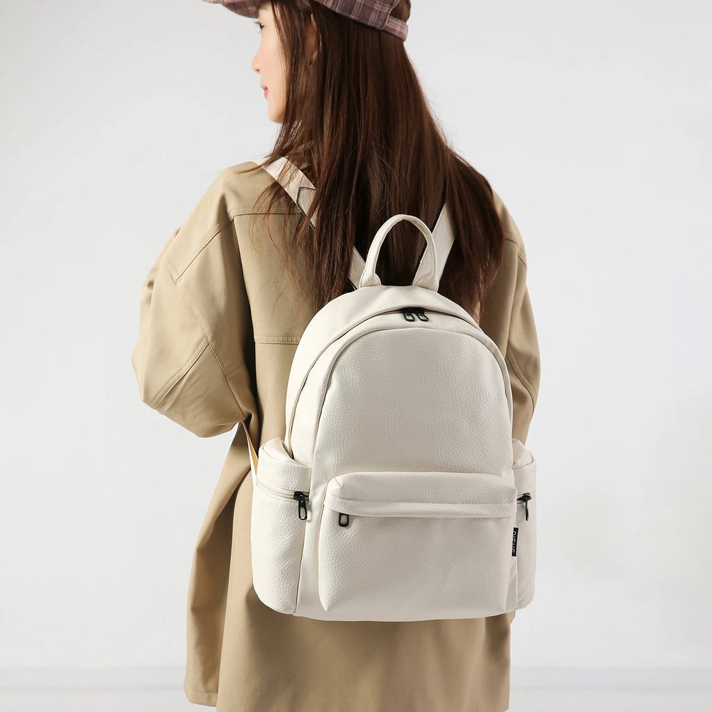 Sac à Dos Femme en Cuir Souple – La Douceur de la Lavande & des Tons Naturels MYNELIA