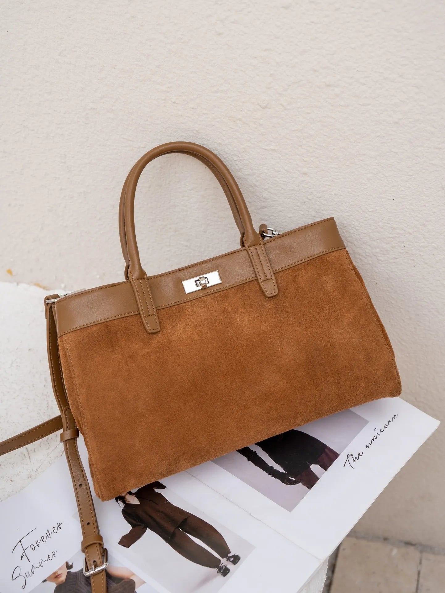 Sac à mainTote en Cuir Véritable Femme – Élégance Intemporelle MYNELIA