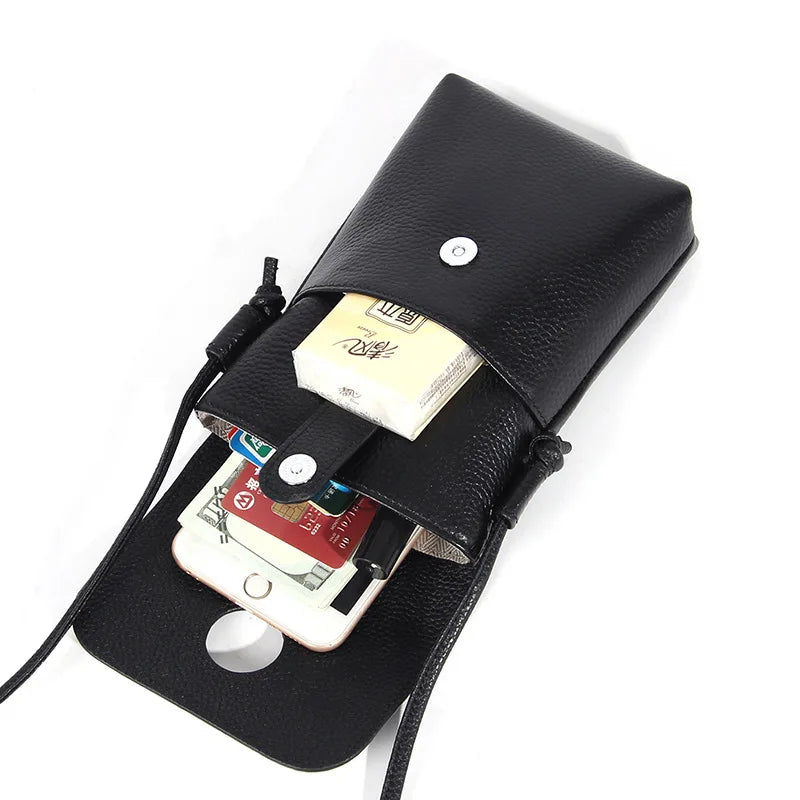 Sac en Cuir véritable – Style anglais rétro,Poche rabat