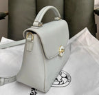 Sac tote fuir véritable fait main – Kaki & Bleu