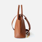Sac en cuir véritable grande capacité – Tote Bag avec bandoulière MYNELIA