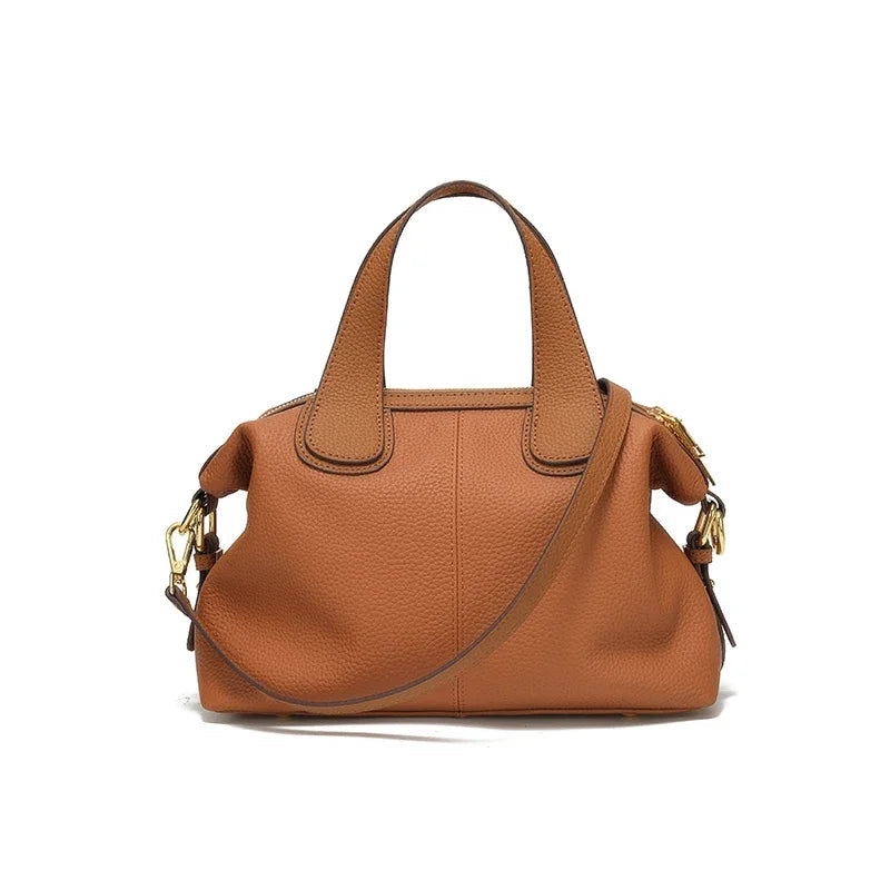 Sac à main en cuir véritable  – Élégance Intemporelle MYNELIA