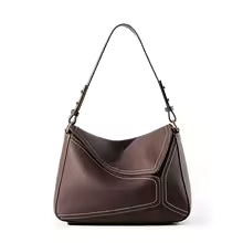 Sac à Main en Cuir Véritable – Design Géométrique MYNELIA