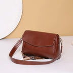 Sac Satchel en Cuir Véritable Souple Minimaliste
