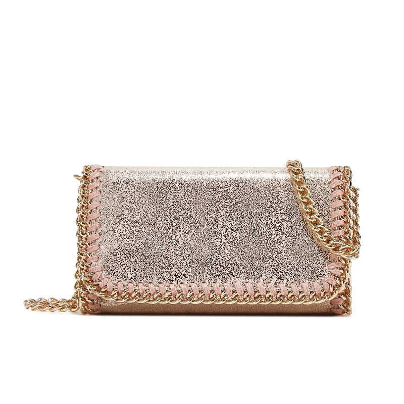 Mini sac bandoulière femme à chaîne – Suède synthétique