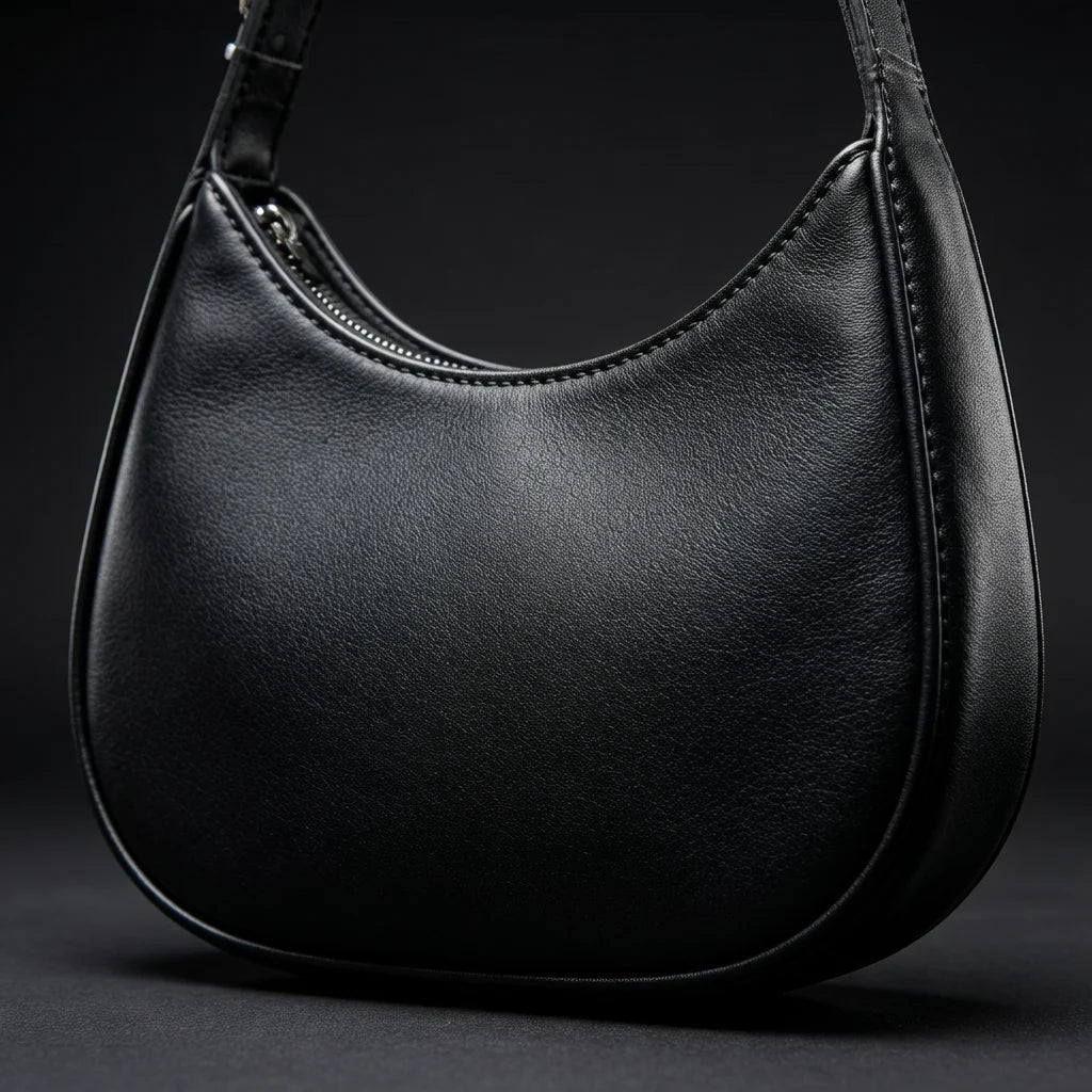 Sac à main Hobo cuir souple — La Désinvolture Élégante MYNELIA