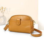 Petit sac épaule en cuir de vachette à poches intérieures