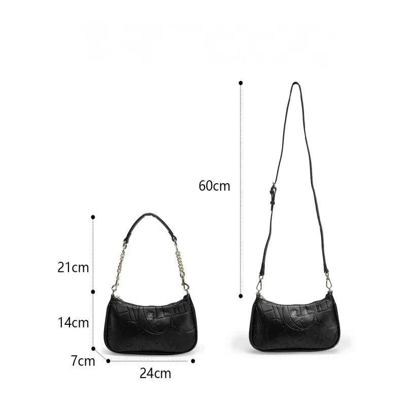 Sac Hobo Lune — Épaule & Bandoulière | Grande Capacité MYNELIA