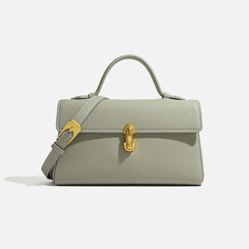 Sac à main cuir véritable– Pochette enveloppe Chic bandoulière MYNELIA