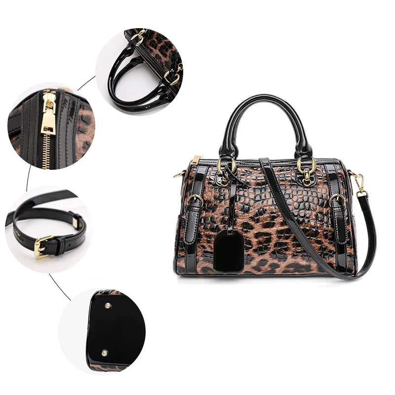 Sac à mainen cuir Vachette Embossé – Dorée style luxe