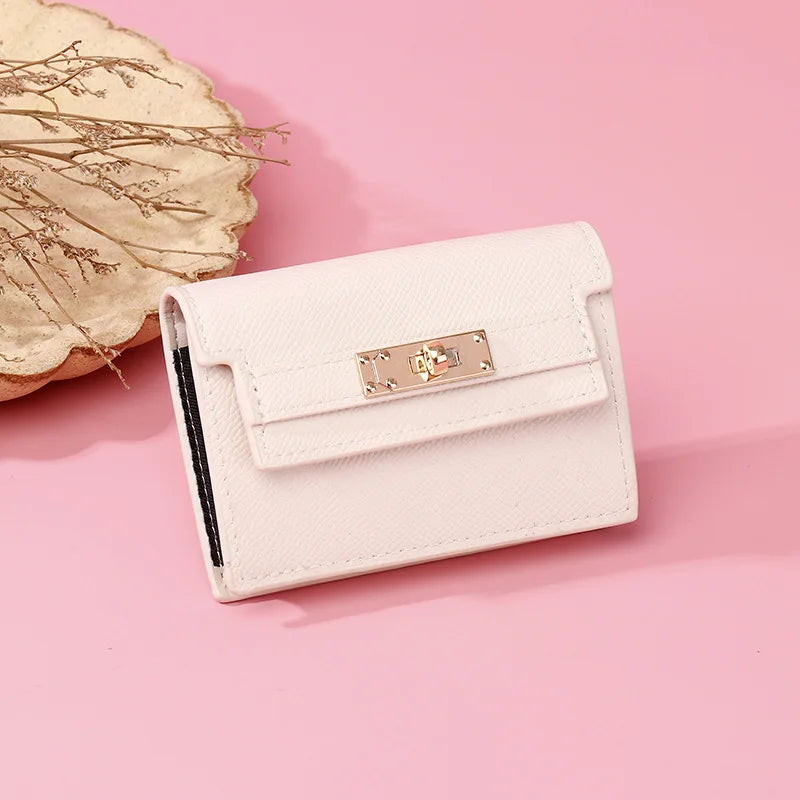 Portefeuille compact accordéon Femme – Anti-Magnétique & Multi-Cartes MYNELIA