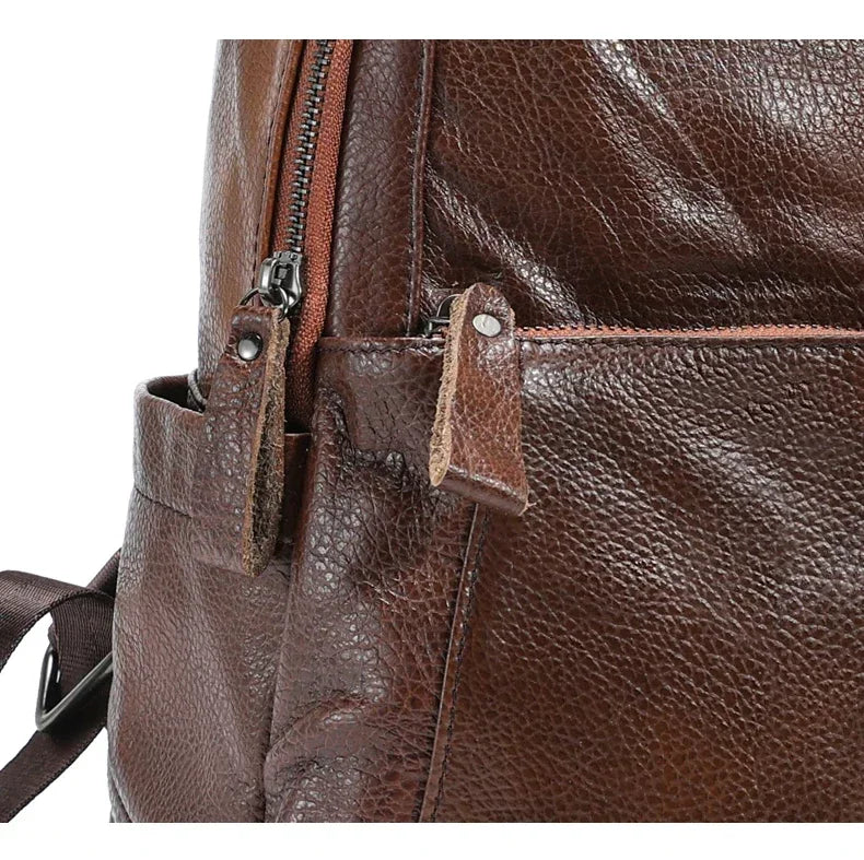 Sac à dos cuir véritable Femme — L'Essentiel Luxueux MYNELIA