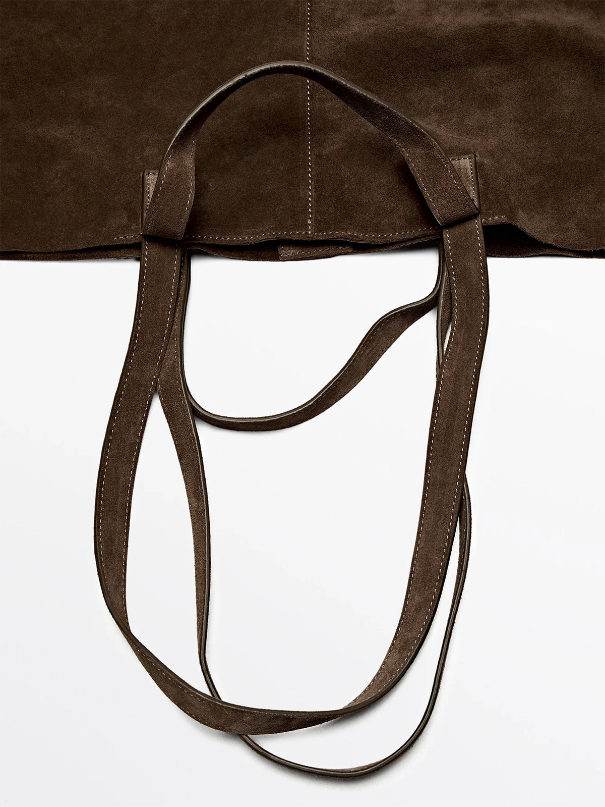 Grand sac cabas aspect suédé