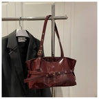 Sac à main boucle ceinture — Cabas vintage femme | Grande capacité & Épaule MYNELIA