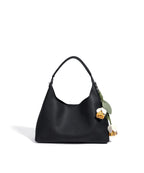 Sac bucket en cuir véritable grain supérieur – Style casual chic