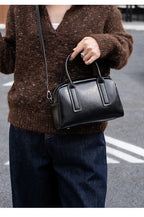 Sac Bowling cuir ciré véritable Femme – Crossbody Luxe