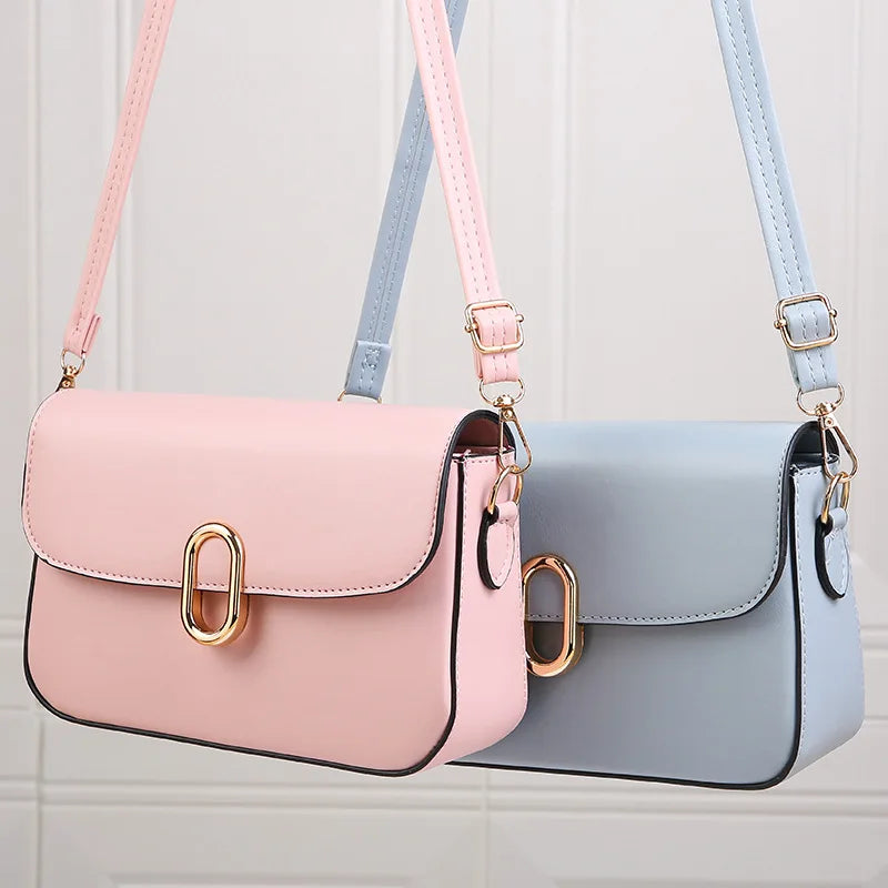 Sac Shell en cuir TPU Souple Style K-Fashion Croisé