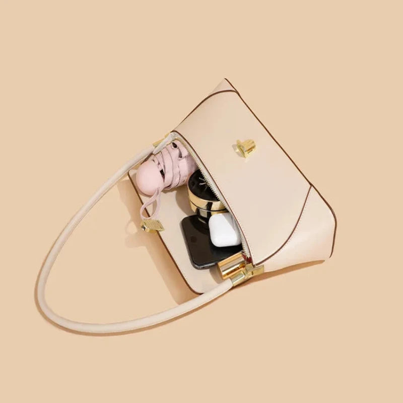 Sac Vintage Aisselle Épaule cuir PU Souple