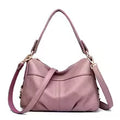 Sac à main en cuir véritable souple MYNELIA