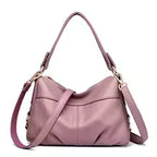 Sac à main en cuir véritable souple MYNELIA