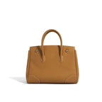 Fashion Designer Large Capacity Autumn Tote 2026 Lichi Pattern Cow Leather Women Shoulder Bag Formal Business Travel Handbag MYNELIA