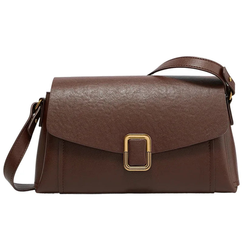 Sac à main bandoulière cuir véritable femme – Style Rétro