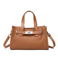 Cowhide Satchel Bag for Women 2025 Large Capacity Luxury Quality Genuine Leather Handbags Fashion Lady Crossbody Messenger Bags MYNELIA