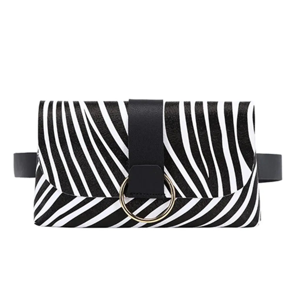 Sac ceinture 2-en-1 Femme Porte-Monnaie & Téléphone – Motifs Animaliers, Fermeture Rabat, Ultra-Plat, 5 Motifs