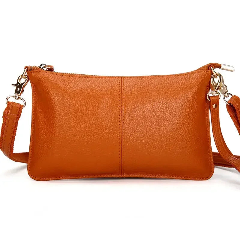 Sac bandoulière Satchel Croisé Cuir Véritable Vintage Candy
