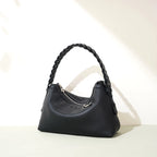 Sac à main cuir vachette femme–Vintage compartimenté Style chic