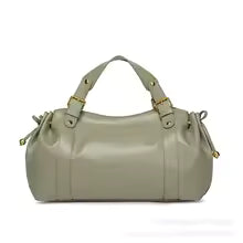 Sac à main en simili cuir souple plissé grande capacité. MYNELIA