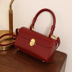 Luxuriöse Braut-Rote Hochzeitstasche Hochwertige Große Kapazität Handtasche Koreanisches Temperament Elegante Damen Vielseitige Umhängetaschen