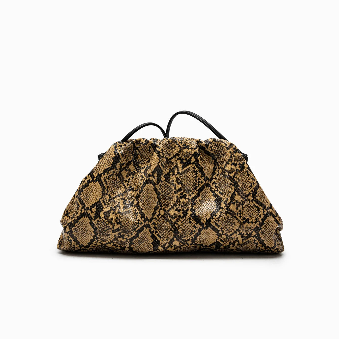 Sac bandoulière Clutch Femme – PU plissé imprimé- Style tendance