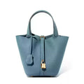 Sac Seau en Cuir Togo – Panier Souple Femme, 22 cm MYNELIA