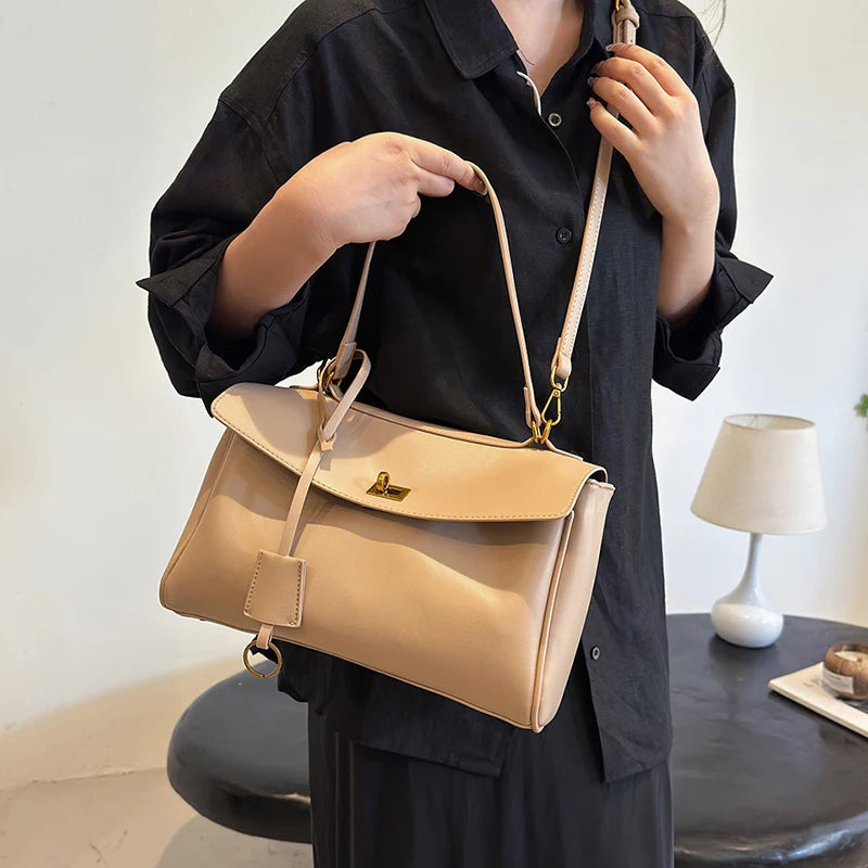 Sac à main femme –Simili cuir souple Fermoir-Style Luxe