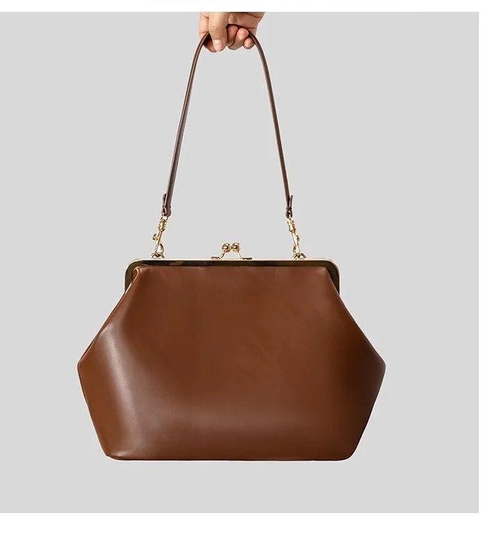 Sac à Main de Luxe à Fermoir pour Femmes MYNELIA