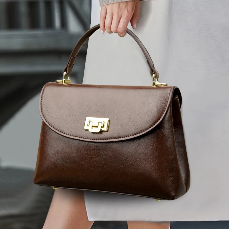 Luxuriöse Umhängetasche mit großer Kapazität, mehrschichtig, hochwertiges Leder, Handtasche, Damen, Designer-Umhängetasche, Tragetasche für Damen