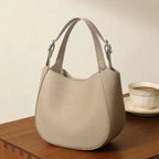 Sac seau cuir véritable  – Initiales Personnalisées